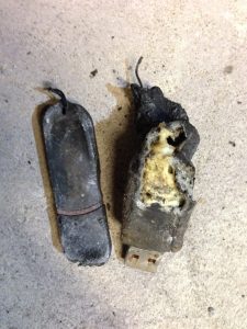 Melted Flash Drive